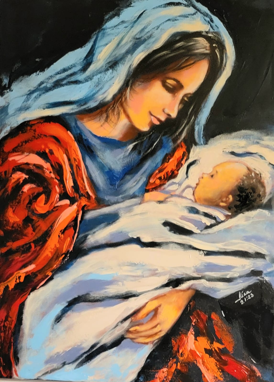 ArteDiAlina.com painting: Infinity love